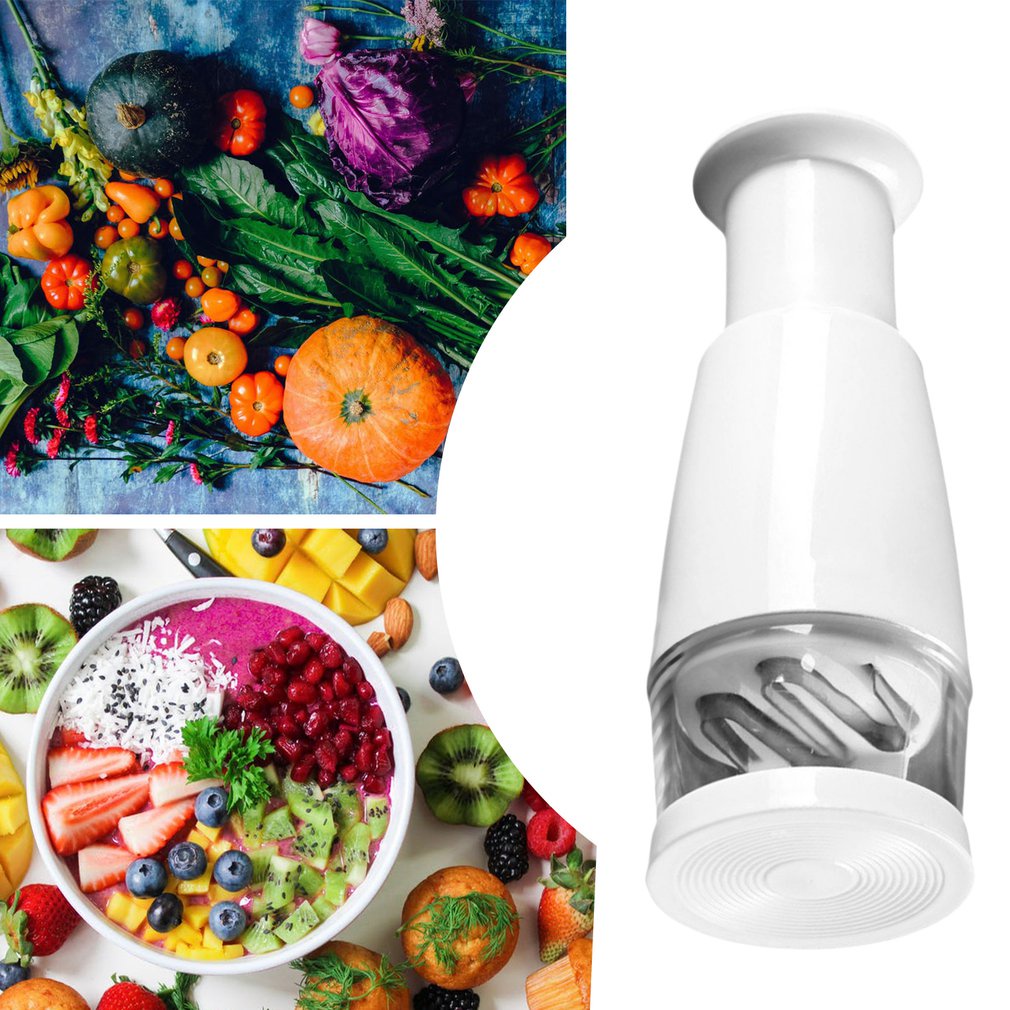 =Christmas=Semi-automatic Stainless Steel Kitchen Pressing Slicer Peeler Onion Chopper