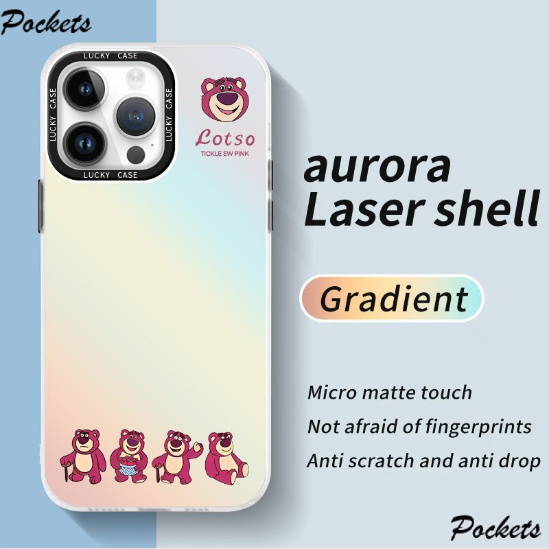 Ốp Điện Thoại IMD Màu Trơn Họa Tiết Gấu Dễ Thương Cho Iphonexr128Plus 1314