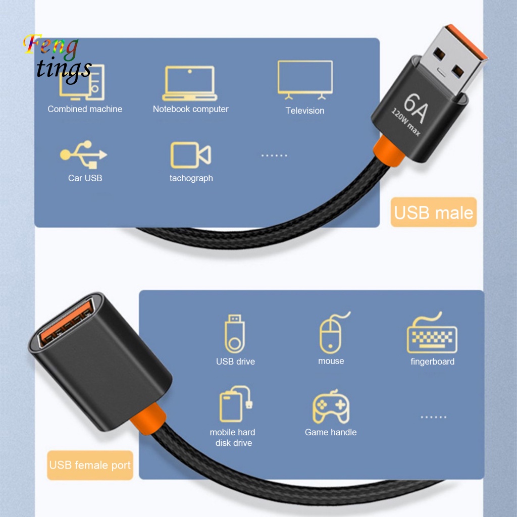 Dây Cáp USB 30 Nối Dài Màu Đen Cho Laptop