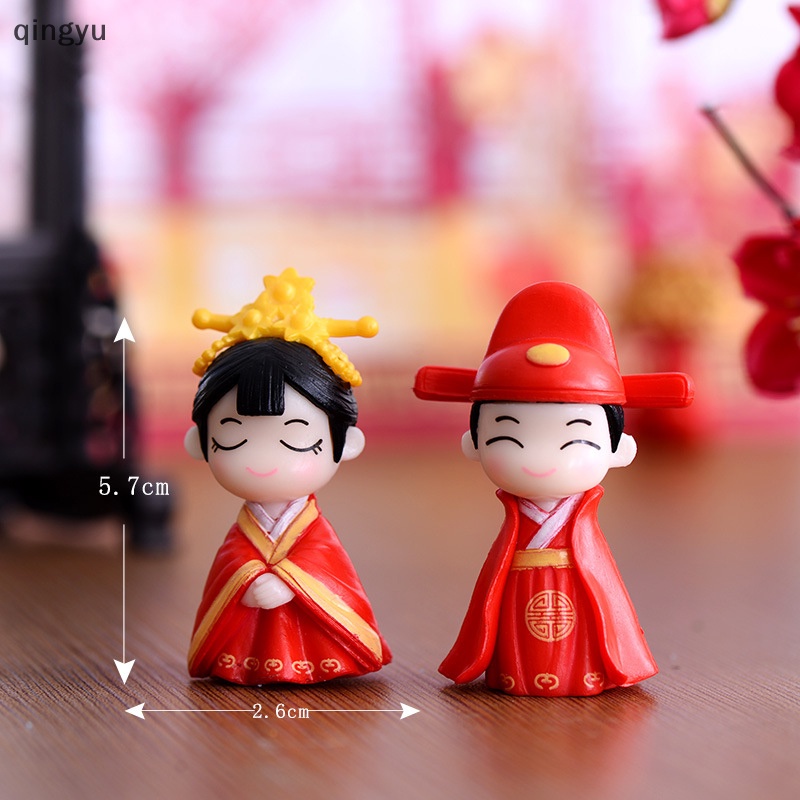 Mô Hình Cặp Đôi Xinh Xắn Trang Trí Tiểu Cảnh DIY