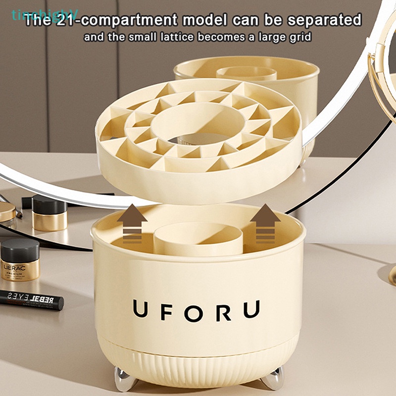 [TinchighV] 360 Độ [TinchighV]° Giá Đỡ Cọ Trang Điểm Để Bàn Nhỏ Gọn Tiện Lợi