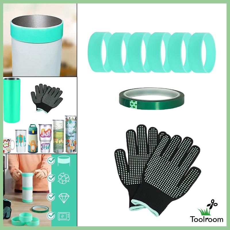 Set 6 Dây Đeo Tay Silicone Chịu Nhiệt Tiện Dụng