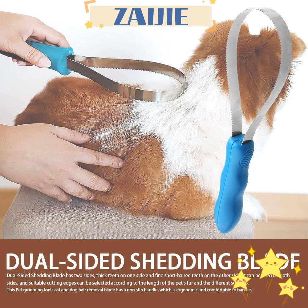 ZAIJIE24 Lược Chải Lông Ngựa Bằng Kim Loại Hút Mồ Hôi Chăm Sóc Thú Cưng