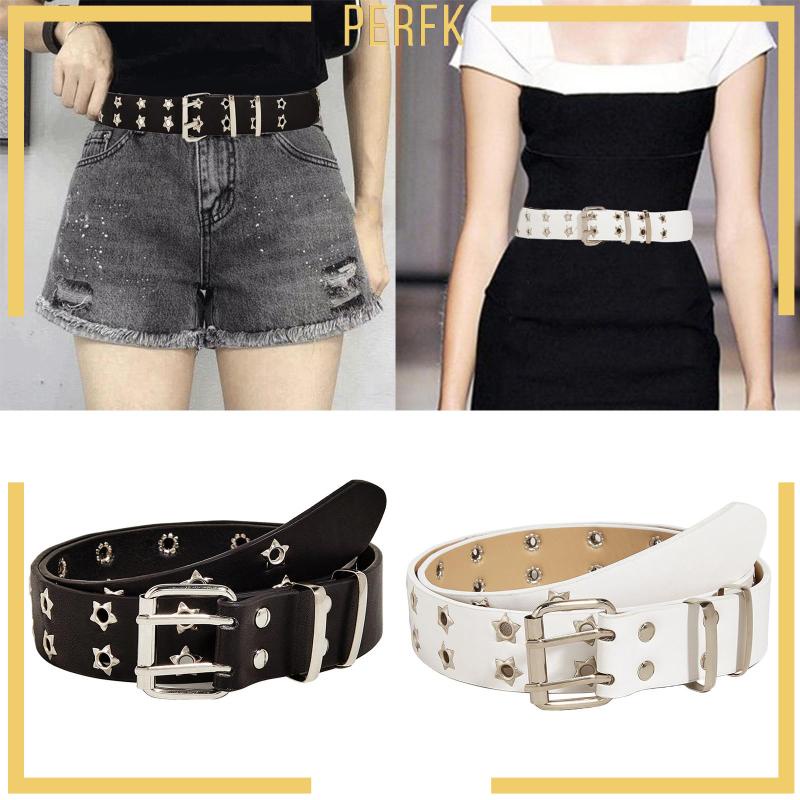 Thắt Lưng Da Phối Quần Jean Phong Cách Punk Cá Tính Cho Nữ