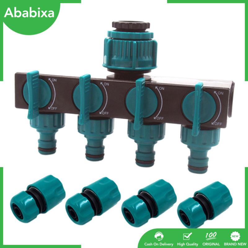 Đầu Chia Vòi Nước 4 Chiều 4 Chiều Chịu Lực Tốt Tiện Dụng Cho Sân Vườn / Rửa Xe