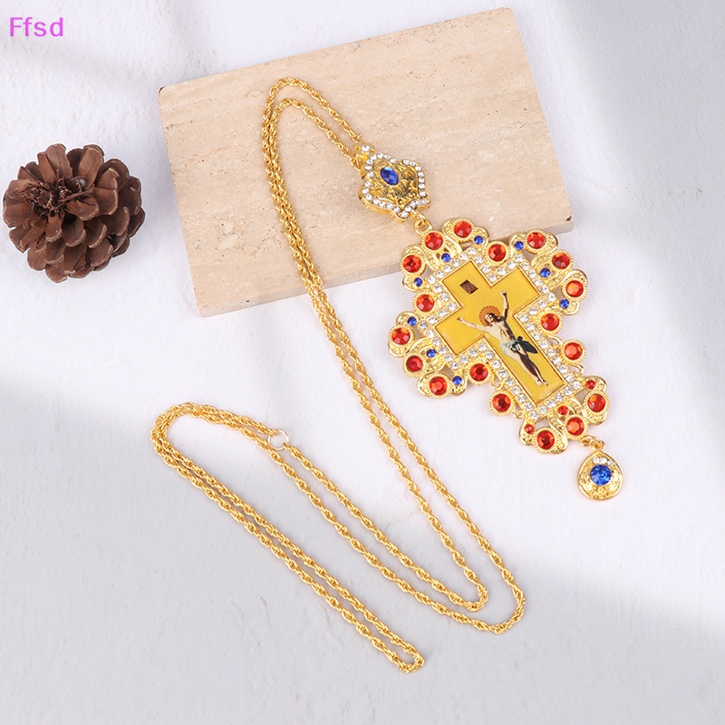 {Ffsd} Vòng cổ Mặt Thánh Giá Đính Đá Thủ Công Mới Nhất * Hàng Bán Chạy