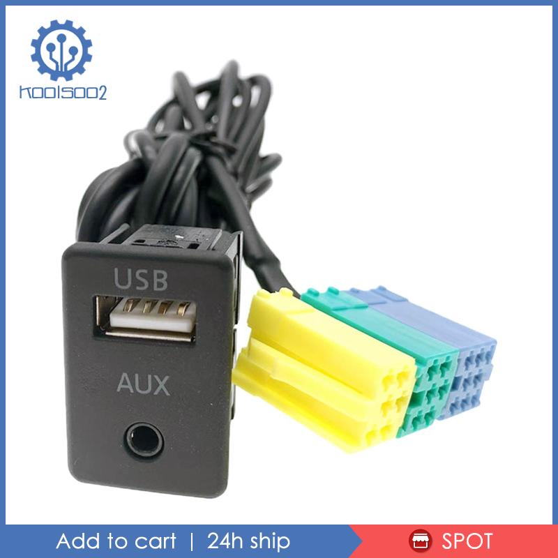 Dây Cáp AUX Chuyển Đổi Trực Tiếp Chuyên Dụng Cho Xe Hơi