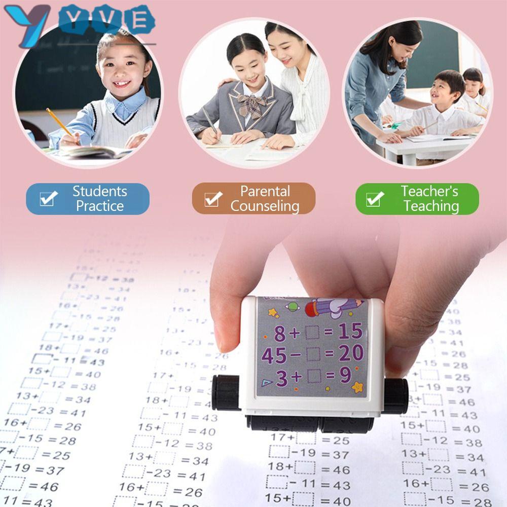 YVE Con Dấu Lăn Bằng Nhựa PVC In Số Kỹ Thuật Số Tiện Dụng Cho Văn Phòng