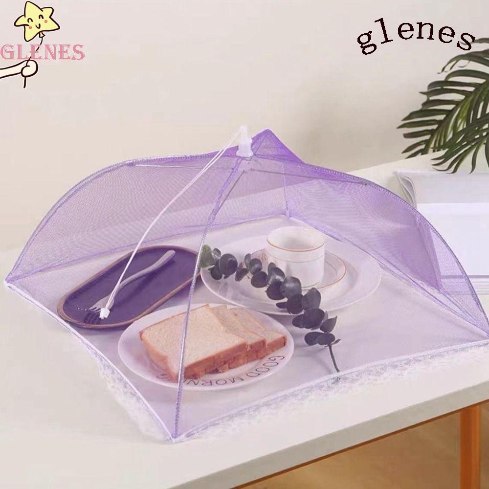 GLENES Lồng Bàn Đậy Thức Ăn Chống Côn Trùng Thoáng Khí Hình Chiếc Ô Ốp
