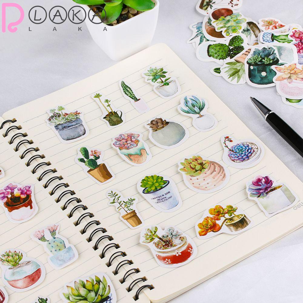 Hộp 50 Hình Dán Dễ Thương Trang Trí Sổ Tay DIY