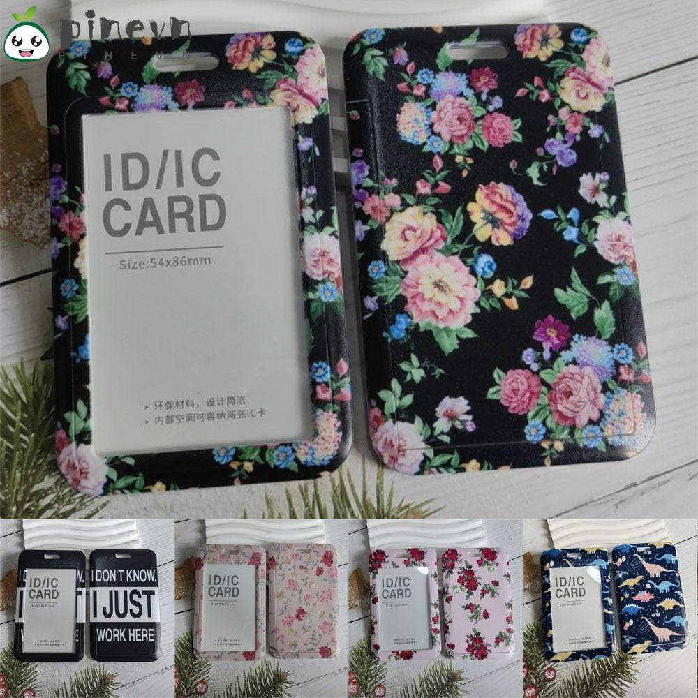 PINEVN Ví Đựng Thẻ ID Kiểu Dáng Dễ Thương Cho Nam Và Nữ