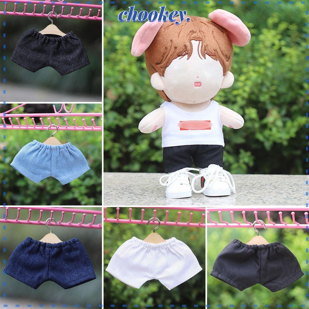 CHOOKEY Quần Short Vải Cotton Phối Lông Thiết Kế Xinh Xắn Cho Búp Bê