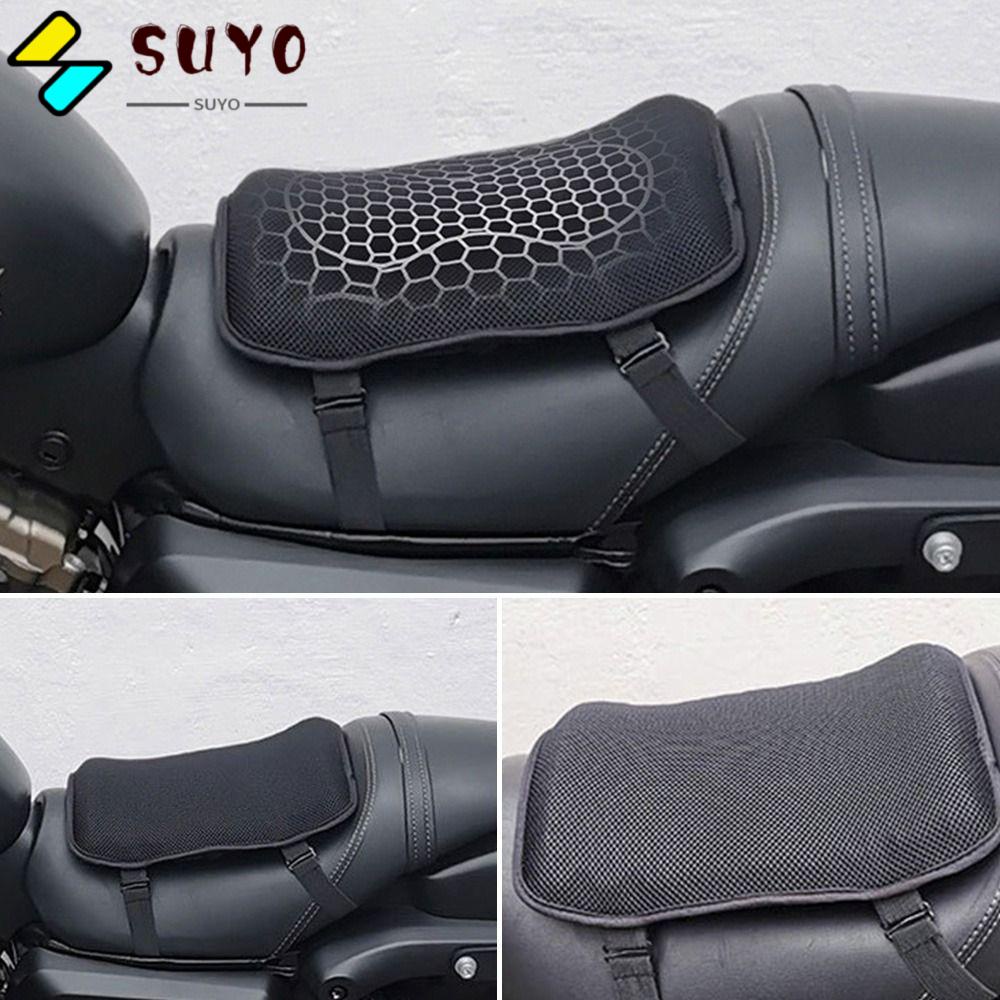 SUYO Yên Xe Máy Chống Trượt Thoải Mái Họa Tiết Tổ Ong