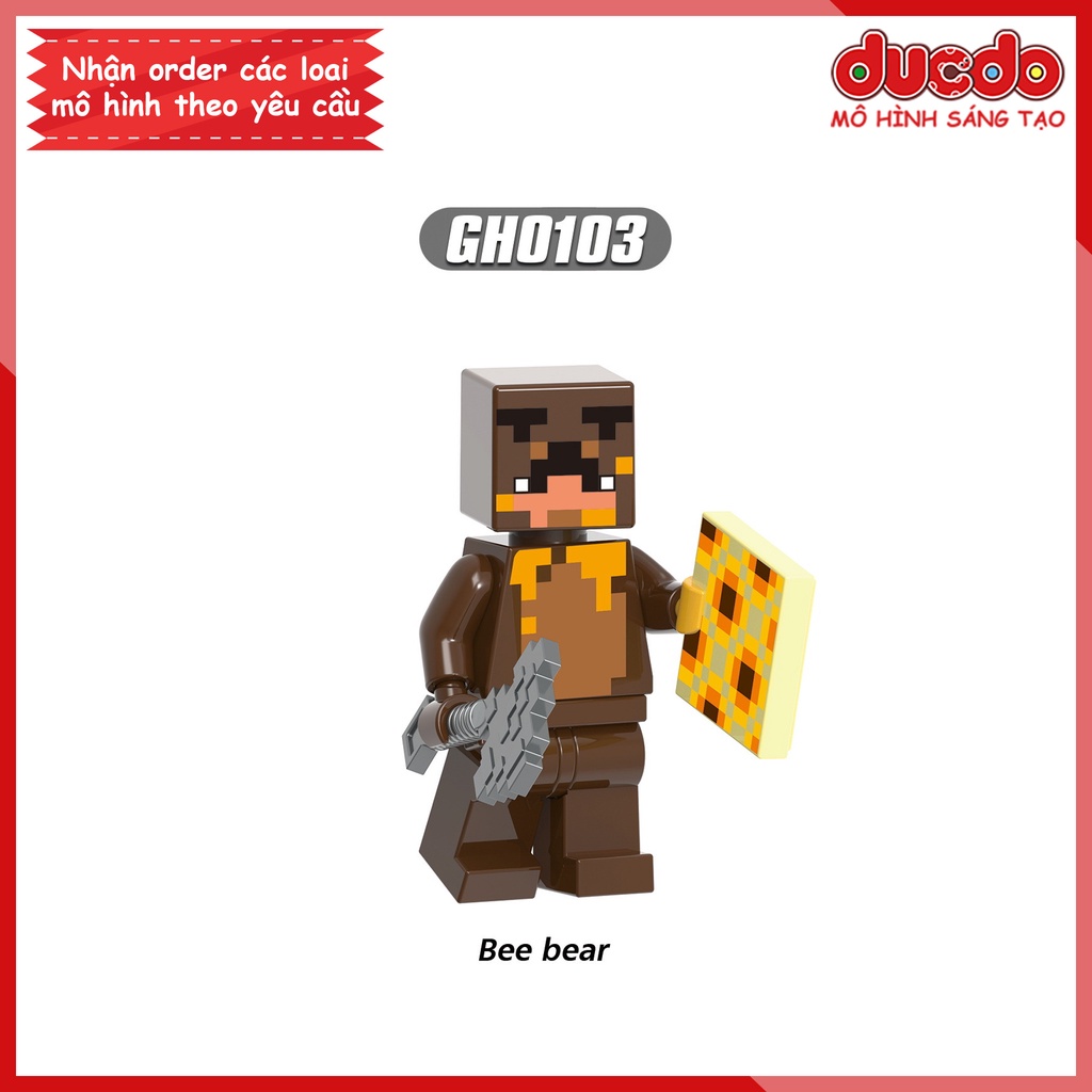 Minifigures các nhân vật Minecraft - Đồ chơi Lắp ghép Xếp hình Mini Mô hình XINH G0113