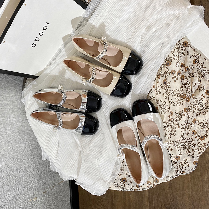 Sandal Cao Gót Mũi Vuông Hở Ngón Cài Khóa Phong Cách Thời Trang Pháp Dành Cho Nữ