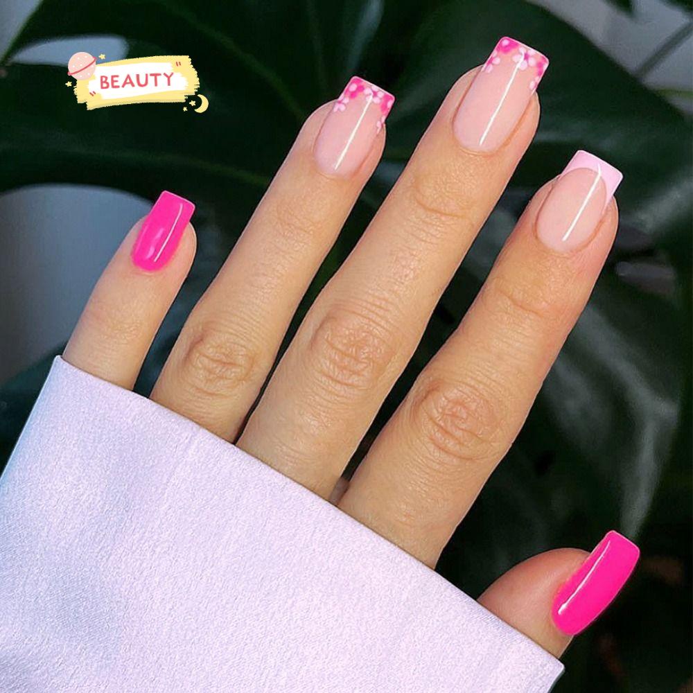 BEAUTY Móng Tay Giả Che Phủ Toàn Diện Phong Cách Pháp