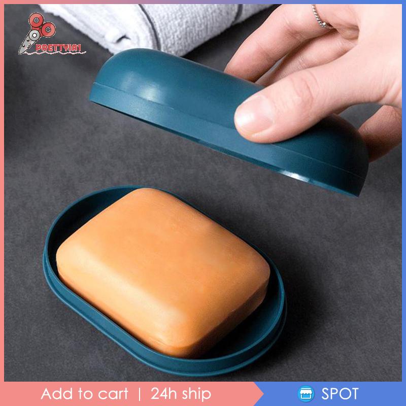 Giá Đỡ Xà Phòng Có Nắp Đậy Tháo Rời Được Tiện Lợi Dành Cho Đi Du Lịch