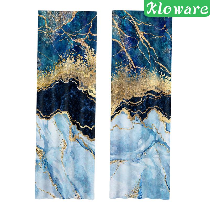 Bộ 2 Rèm Cửa Sổ Bằng Polyester Trang Nhã Cho Phòng Khách / Phòng Tắm