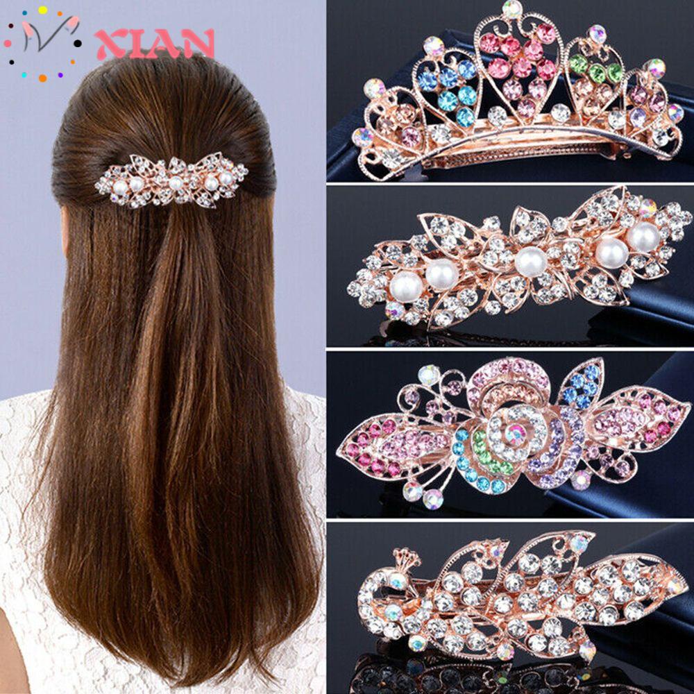 XIANTIN Trâm Cài Tóc Hình Vương Miện Đính Đá Pha Lê Sang Trọng