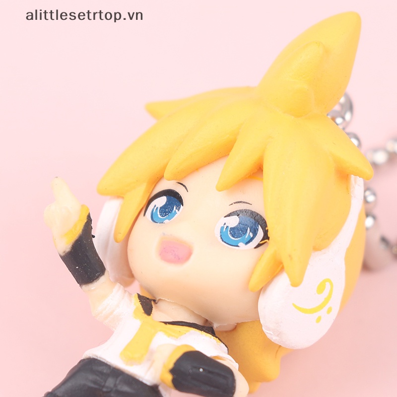 Alittlesetrtop 1pc 4cm hatsune miku keychain keyring quà tặng kawaii cho bé gái hình anime dễ thương.