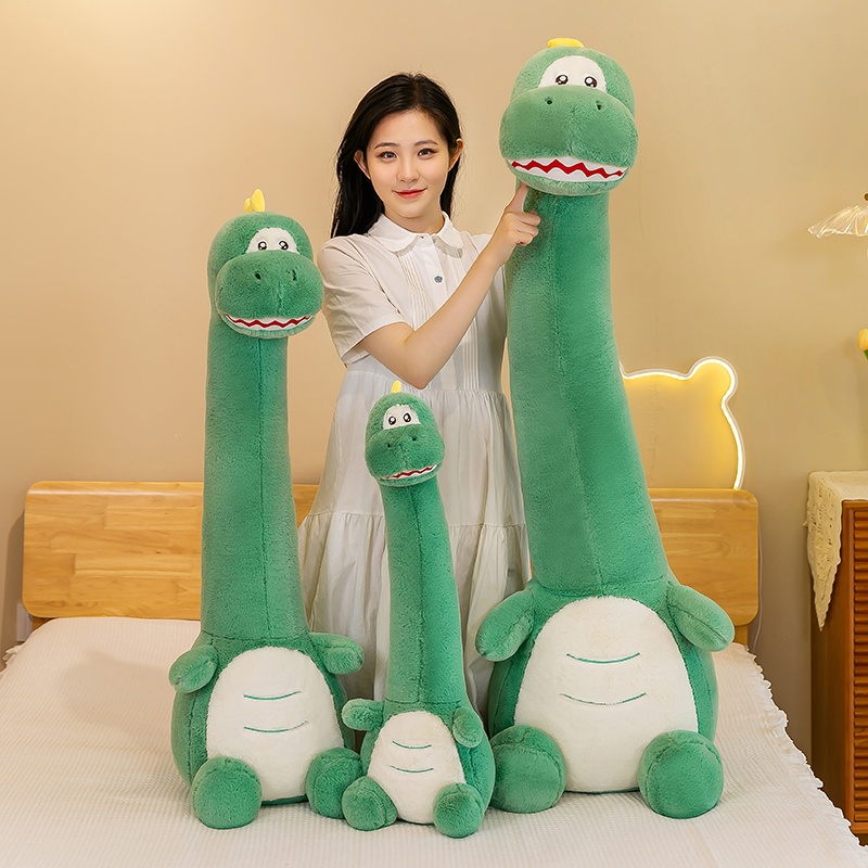 Gối Ôm Hình Khủng Long Bằng Nhung Dễ Thương Xinh Xắn Dành Cho Bé