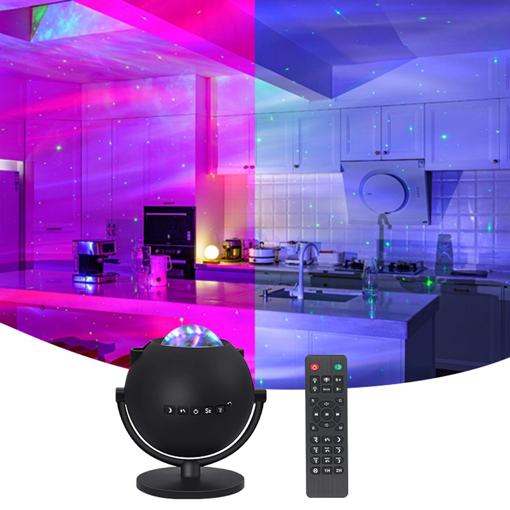 Đèn LED Chiếu Bầu Trời Sao / Sóng Biển / Trăng Sao Kết Nối Bluetooth Cho Phòng Ngủ Của Bé