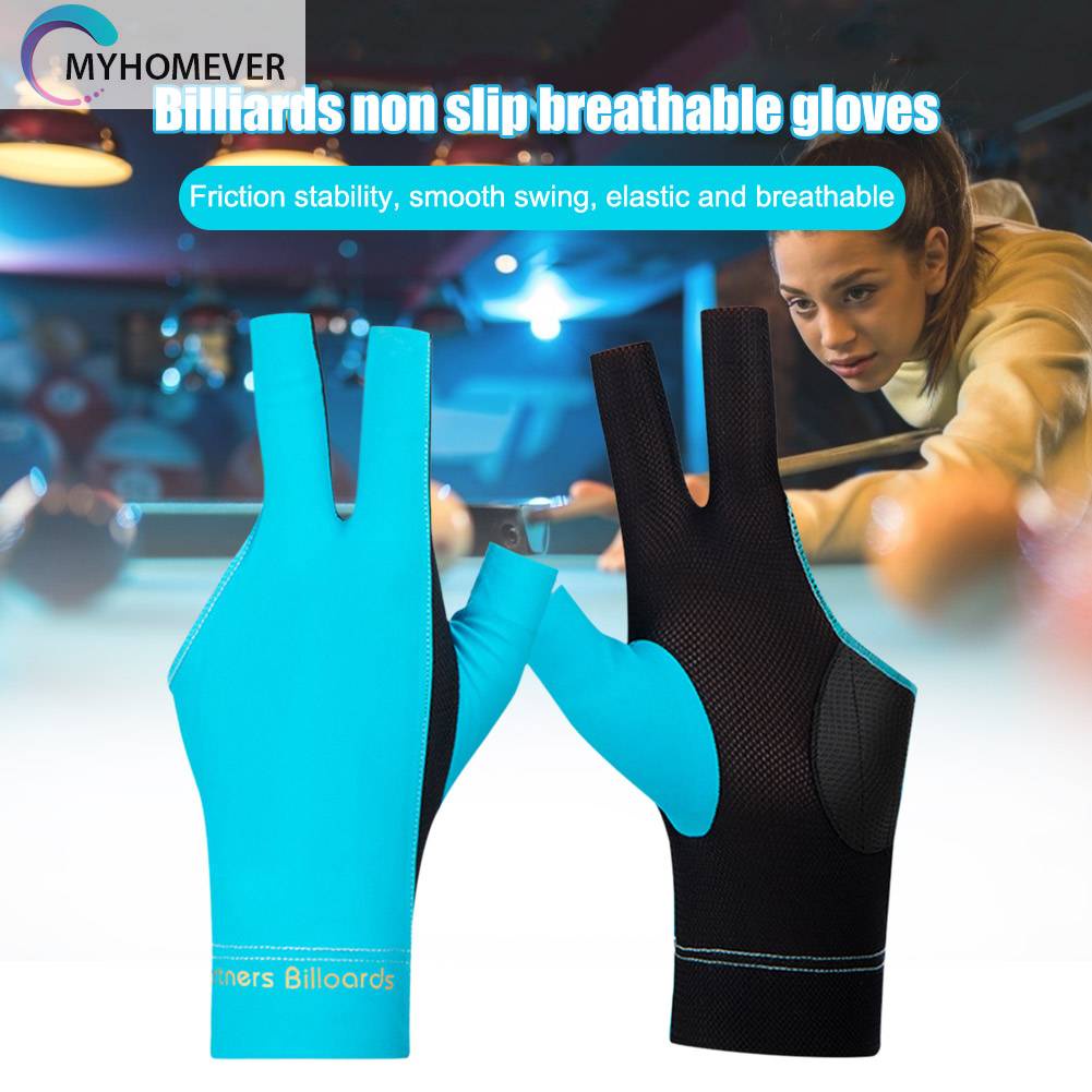 1 Đôi Găng Tay Hở Ngón Chống Trượt Trọng Lượng Nhẹ Dùng Để Luyện Tập Bida