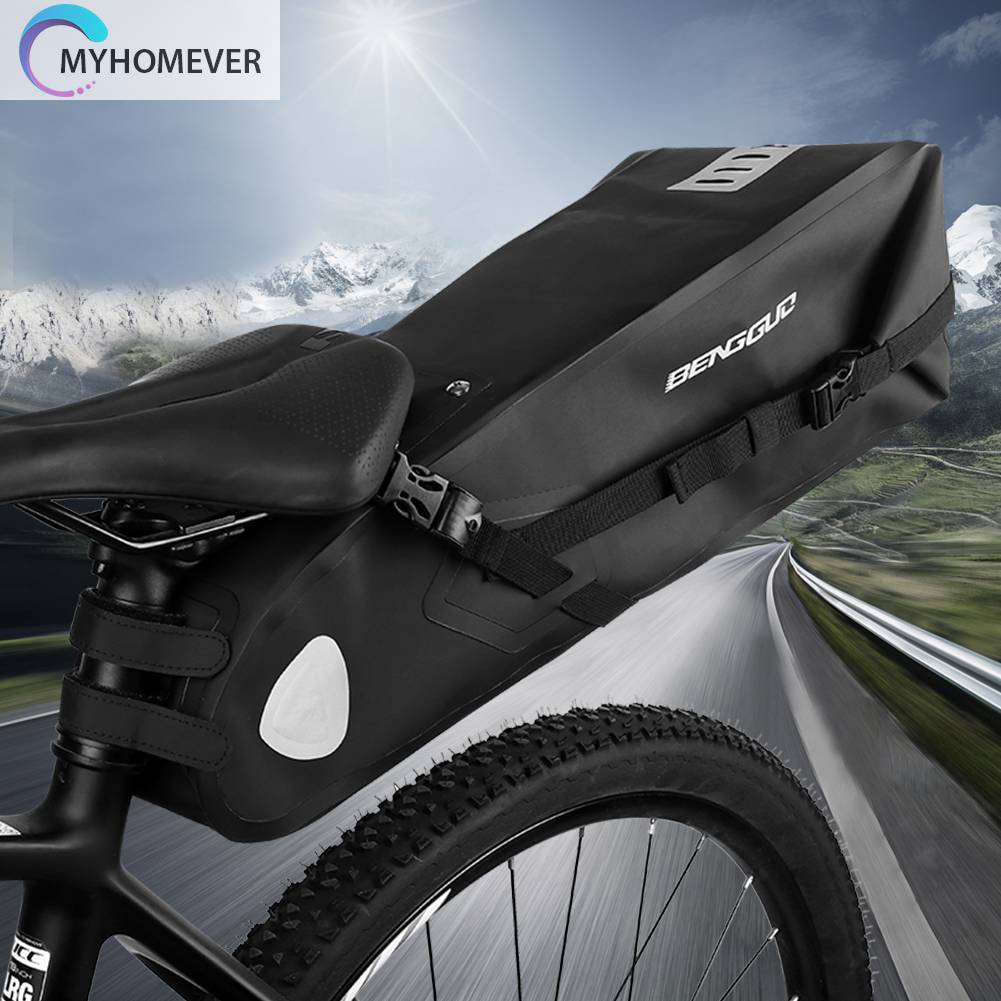 Túi Đựng Đồ Gắn Yên Sau Xe Đạp Leo Núi Gấp Gọn Dung Tích Lớn 10L