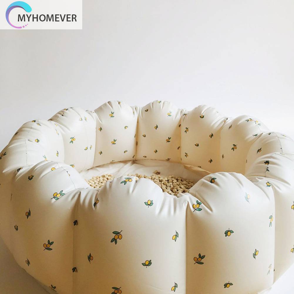 Bể bơi Bơm Hơi Bằng PVC Hình Tròn In Họa Tiết Độc Đáo Cho Bé