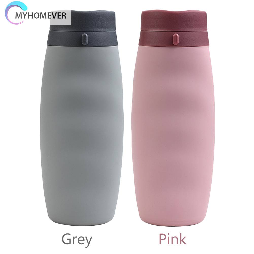 Bình Nước Silicone 580ML Có Thể Gấp Gọn Tiện Lợi Khi Đi Du Lịch