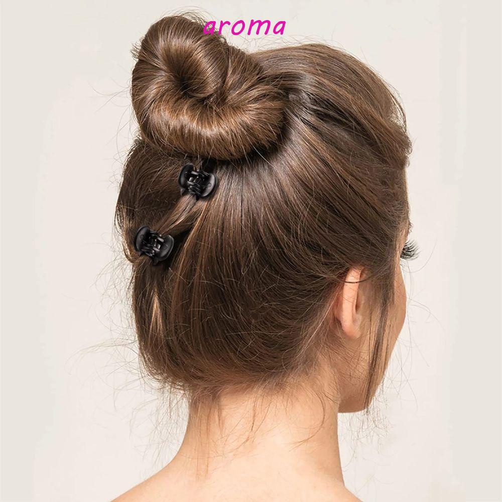 AROMA Kẹp Tóc Đính Nơ Màu Sắc Ngọt Ngào Cho Nữ
