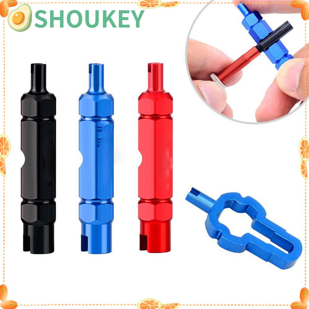 SHOUKEY Bộ 3 Dụng Cụ Mở Rộng Van Xe Đạp Bằng Hợp Kim Nhôm Chống Trượt