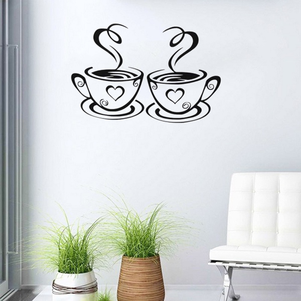 Miếng Dán Trang Trí Tường Bằng PVC Chống Thấm Nước In Chữ Tiếng Anh Độc Đáo