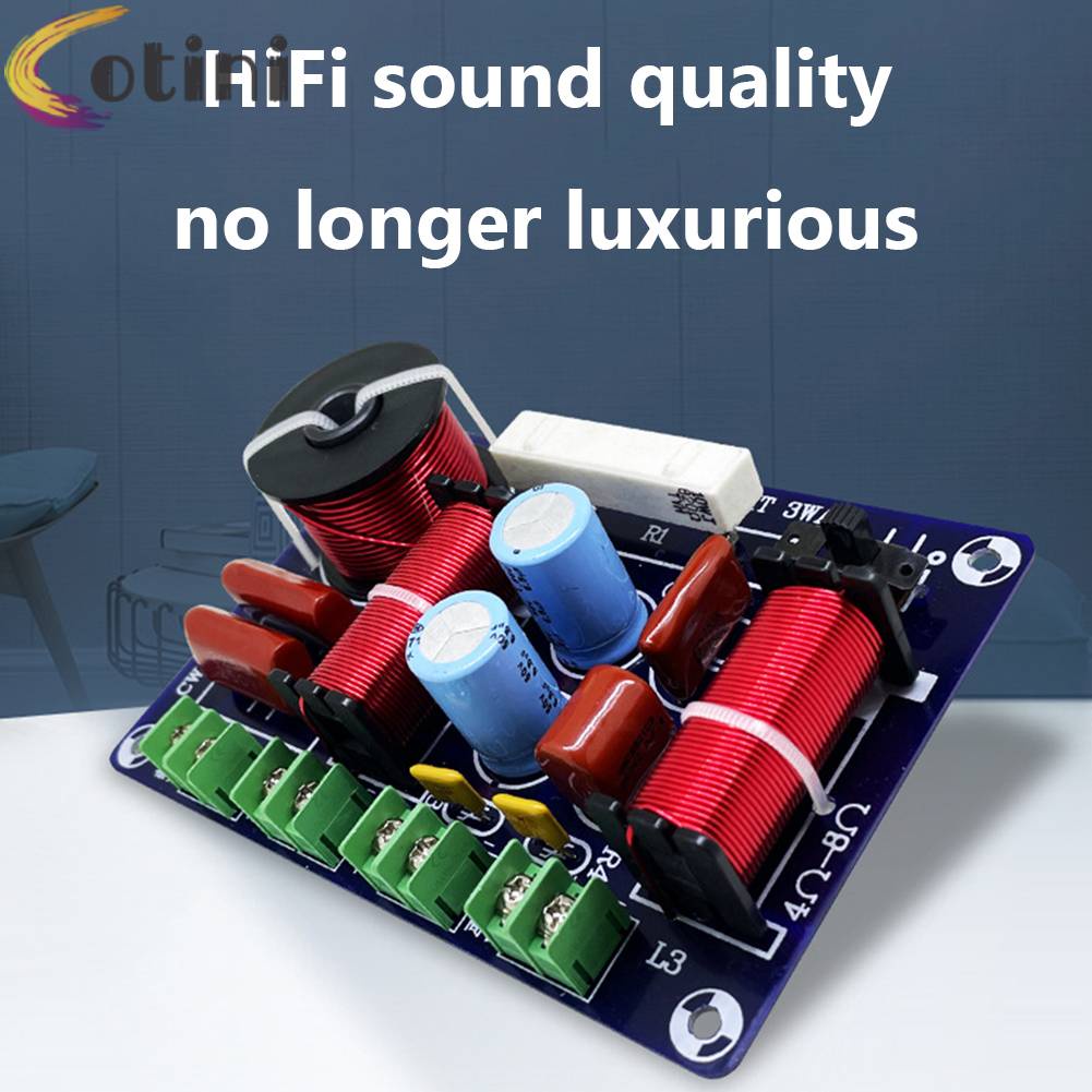 Bộ Chia Tần Số Lọc Âm Bass Trung Bình 3 Chiều 250W Cho Loa