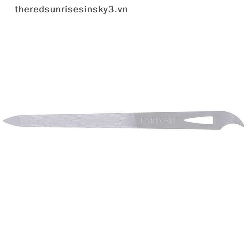 1 Cây Dũa Móng Tay Hai Mặt Bằng Thép Không Gỉ Thời Trang