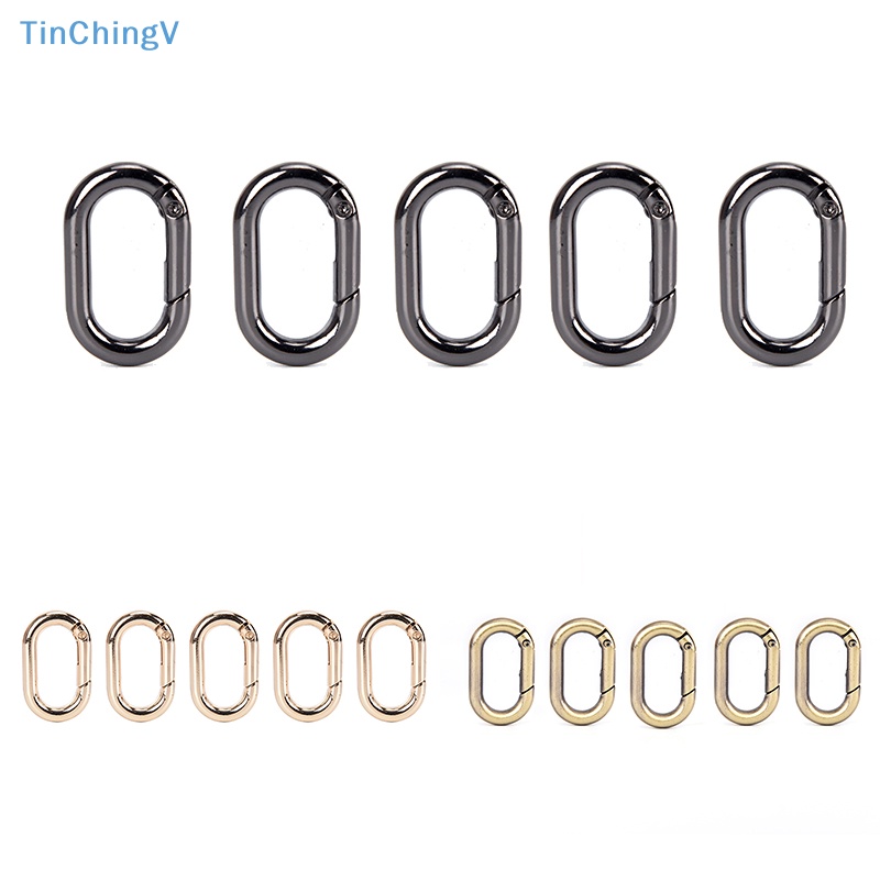 [TinChingV] Set 5 Móc Khóa Tròn O-Ring Bằng Hợp Kim