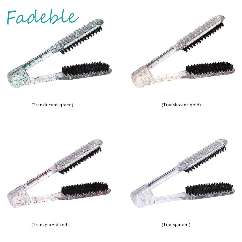 Lược Kẹp Chữ V Tạo Kiểu Tóc Không Đau Gấp Gọn Được