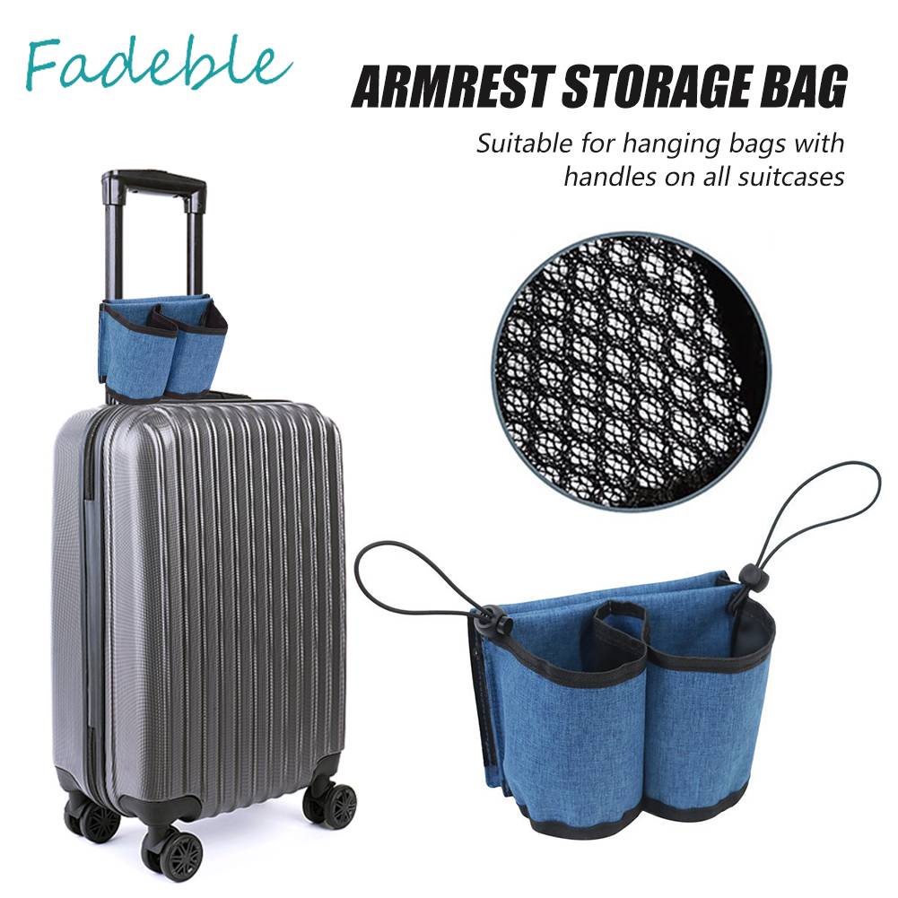 Giá Đỡ Cốc 2 Ngăn Bằng Vải Oxford Thoáng Khí Tiện Dụng Mang Theo Du Lịch