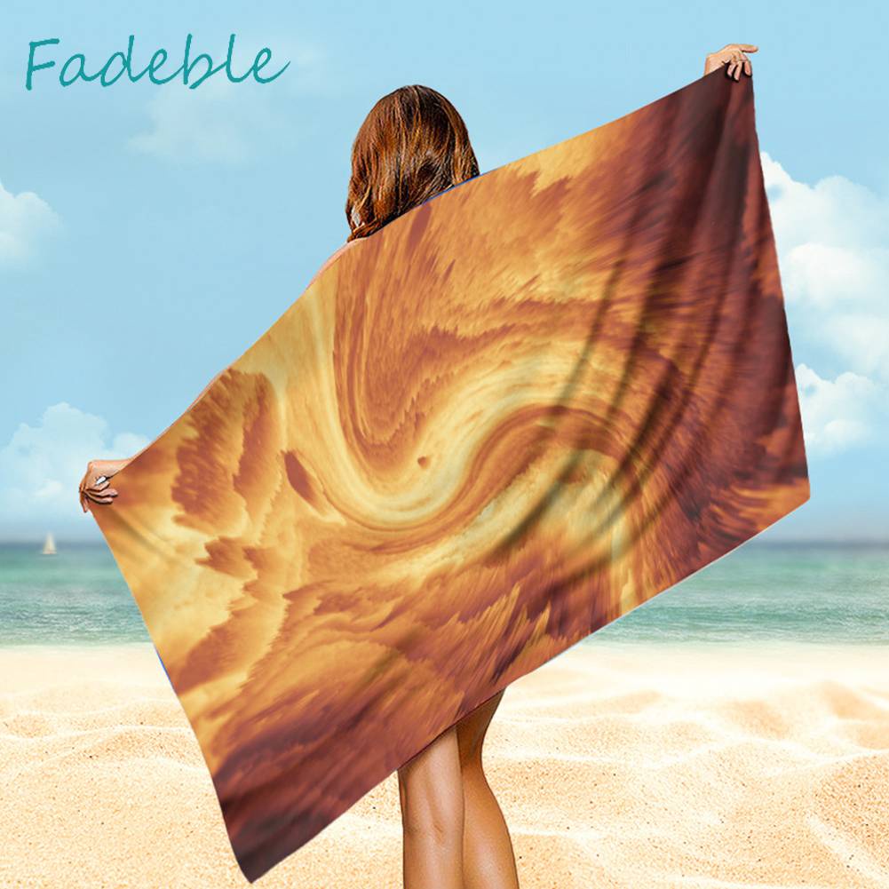 Thảm Tập Yoga / Đi Bơi Nhanh Khô In Họa Tiết Xinh Xắn