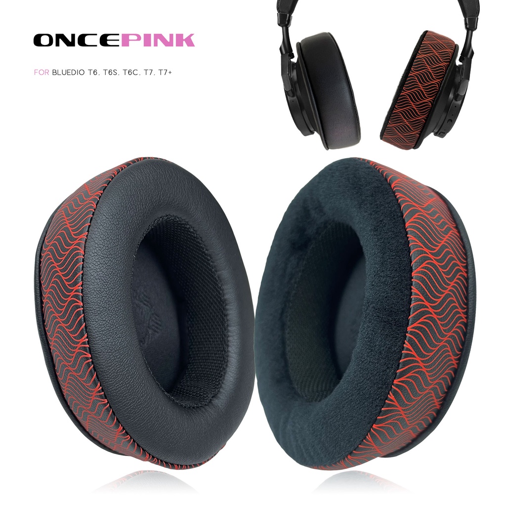 Miếng đệm tai thay thế Onepink cho Bluedio T6 T6S T6C T7 T7 + Tai nghe Gel làm mát Đệm đệm nhiệt độ 