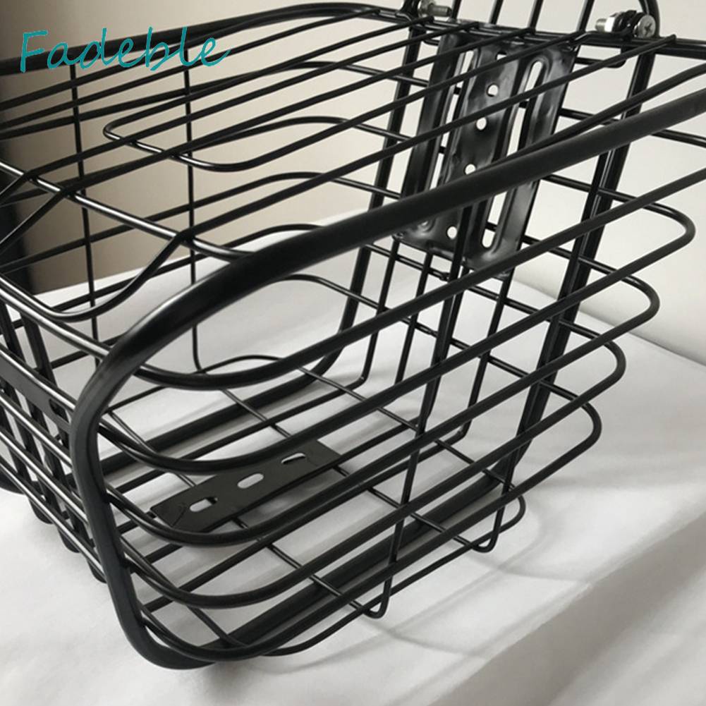 Giỏ Xe Đạp Bằng Kim Loại Có Vỏ Bọc Tiện Dụng