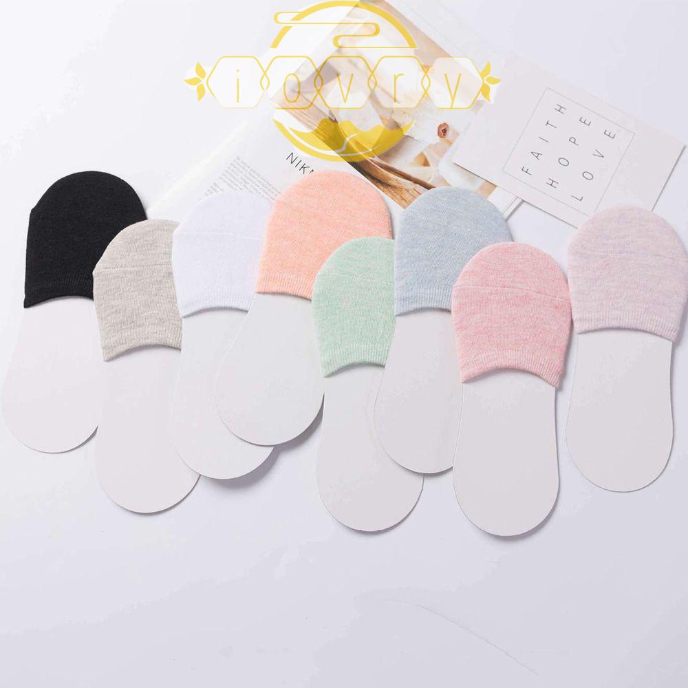 IVORY Đôi Tất Chân Cotton Thoáng Khí Chống Trượt Thời Trang Mùa Hè