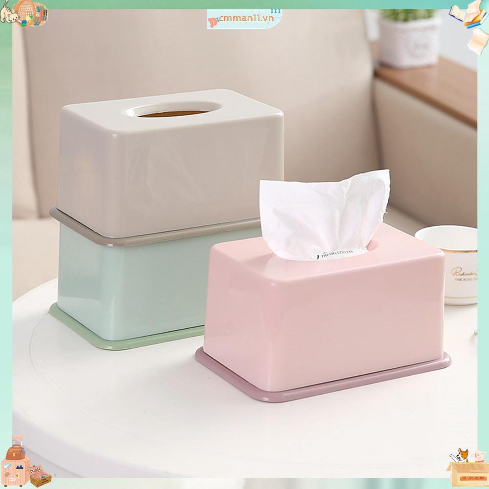 Keep order 1 Hộp đựng khăn giấy đơn giản bằng nhựa cho Phòng tắm gia đình Văn phòng Xe hơi cmman11.vn
