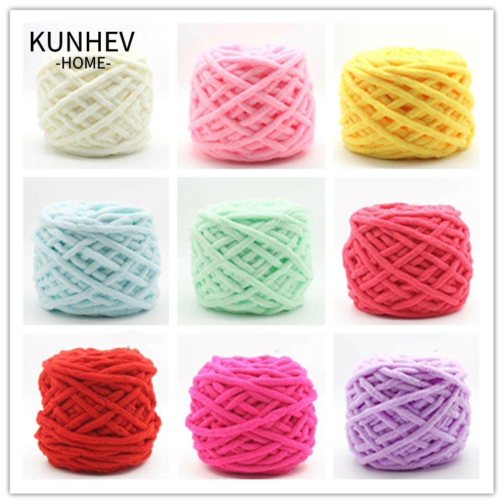 KUNHEV Cuộn Len Cotton Sữa Mềm Chất Lượng Cao