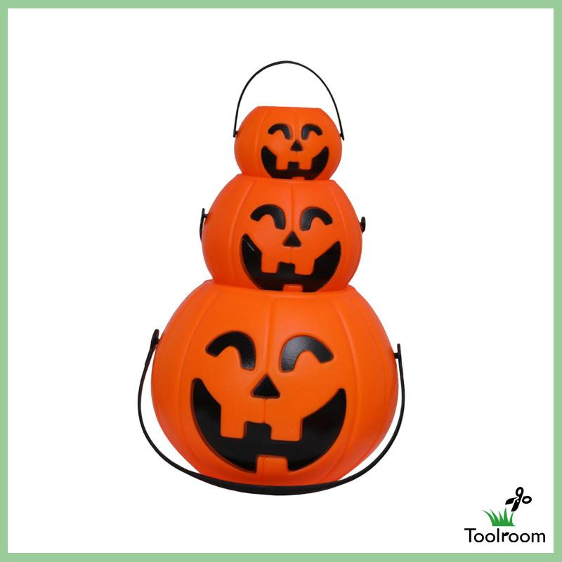 Xô Đựng Kẹo Có Tay Cầm Trang Trí Halloween