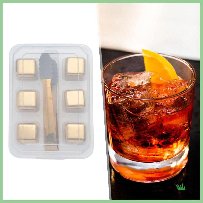 Đá Inox Làm Lạnh Đồ Uống Tái Sử Dụng Tiện Lợi