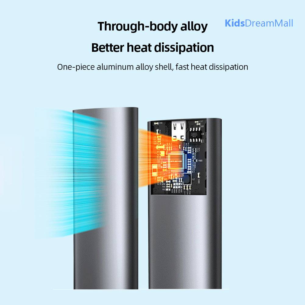 Hộp Đựng Ổ Cứng SSD M.2 NVMe / NGFF Type-C 3.1 Cho 2230 / 2242 / 2260 / 2280 SSD