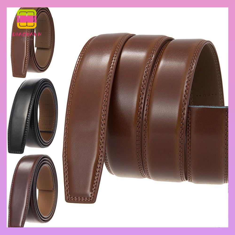 DIACHAVN Thắt Lưng Da Thật Không Khóa 3.5cm Thời Trang Cho Nữ