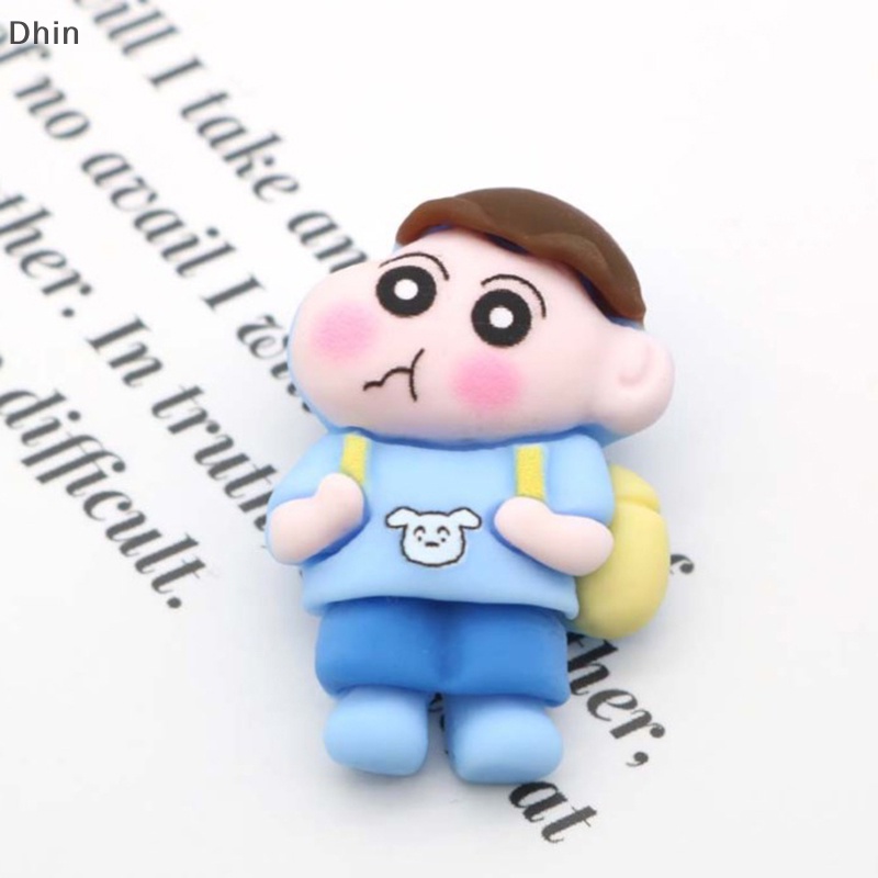 Bộ 10 Kẹp Tóc Bằng Nhựa Hình Shin-Chan Nohara Shiro Diy