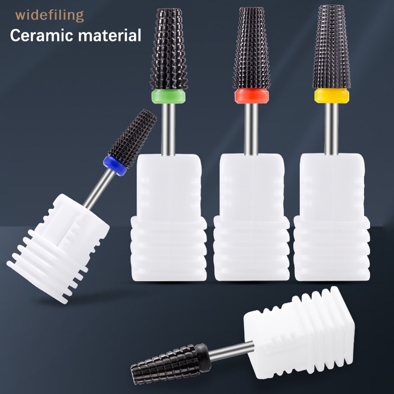 Mũi Khoan Móng Tay Bằng Sứ Đầu 3 / 32 "Loại Bỏ Gel Cứng / Lõm